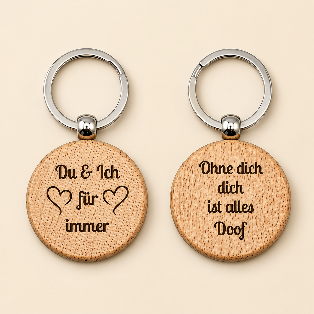Round Keyring – Your Companion with Personality